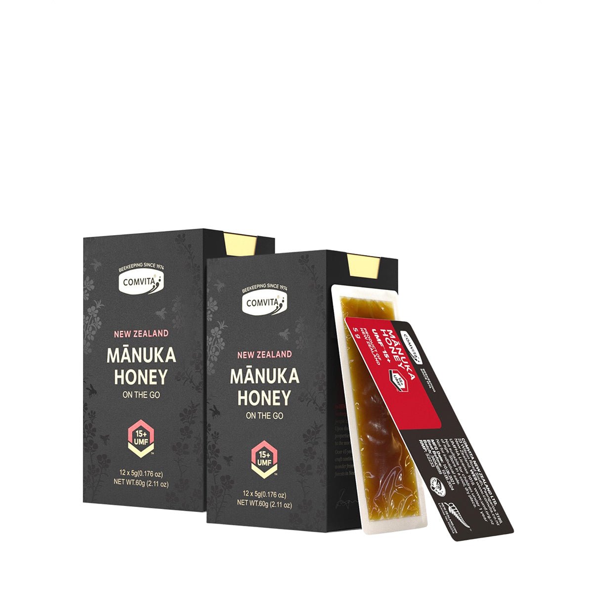 Comvita UMF™ 15+ Manuka Honey Snap Pack 5g 12s (2 Boxes) - Metro Singapore Departmental Store - Celebrating 69 Years in SG