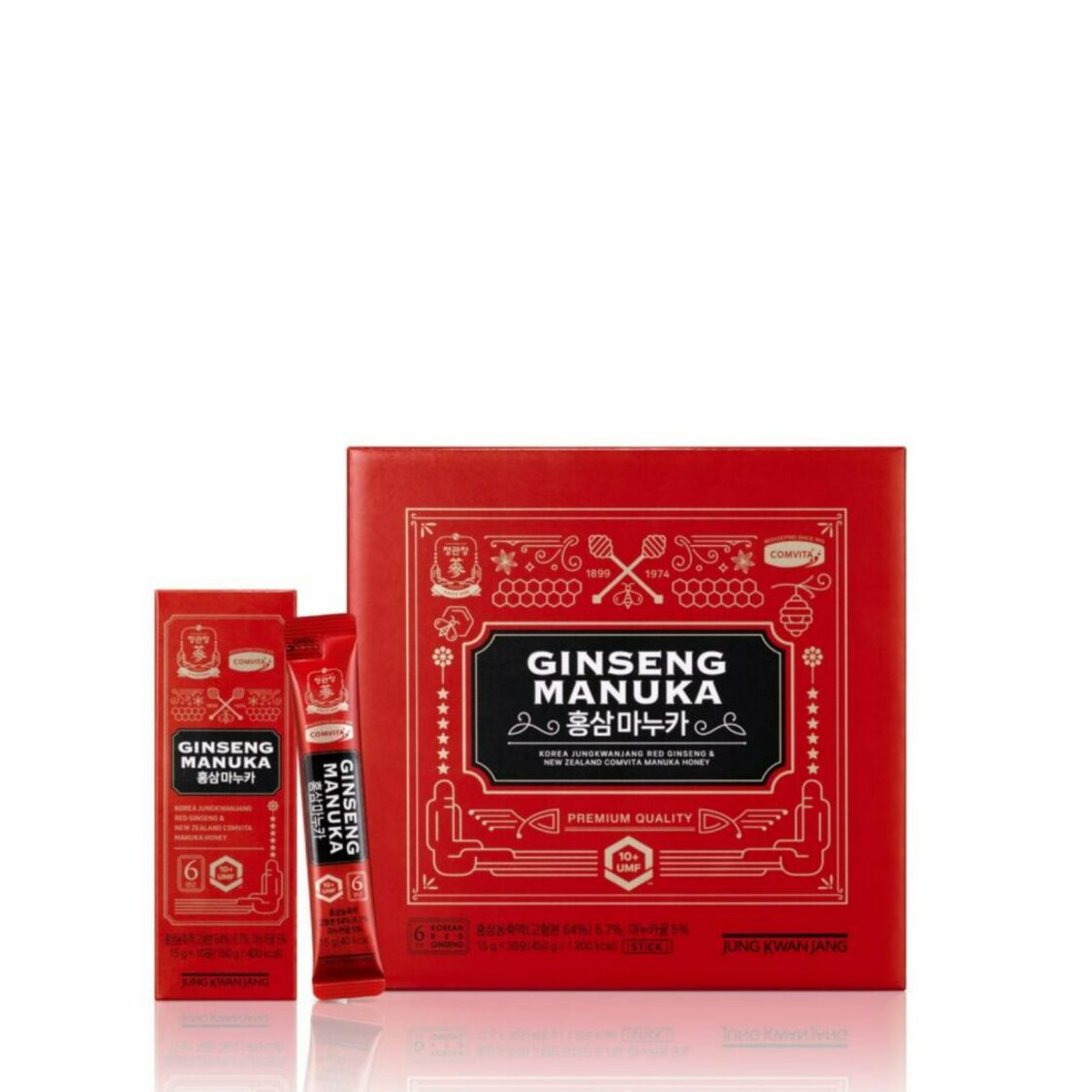 Comvita X Jung Kwan Jang Red Ginseng Manuka Honey (15g x 30's) - Metro Singapore Departmental Store - Celebrating 69 Years in SG