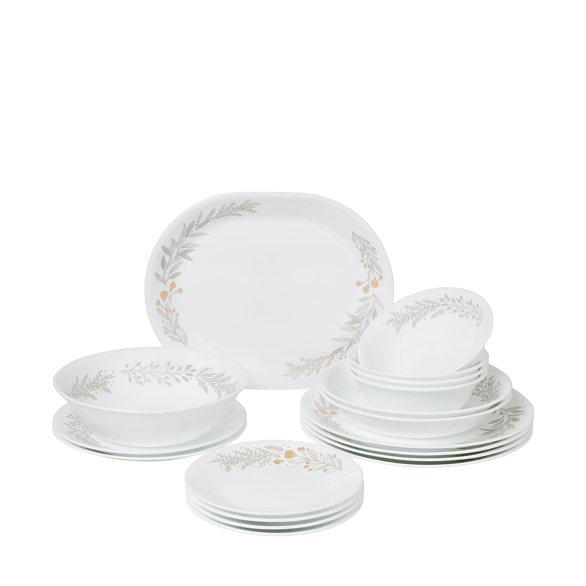 Corelle 18pc Dinner Set (18-SVC-P) - Metro Singapore Departmental Store - Celebrating 69 Years in SG