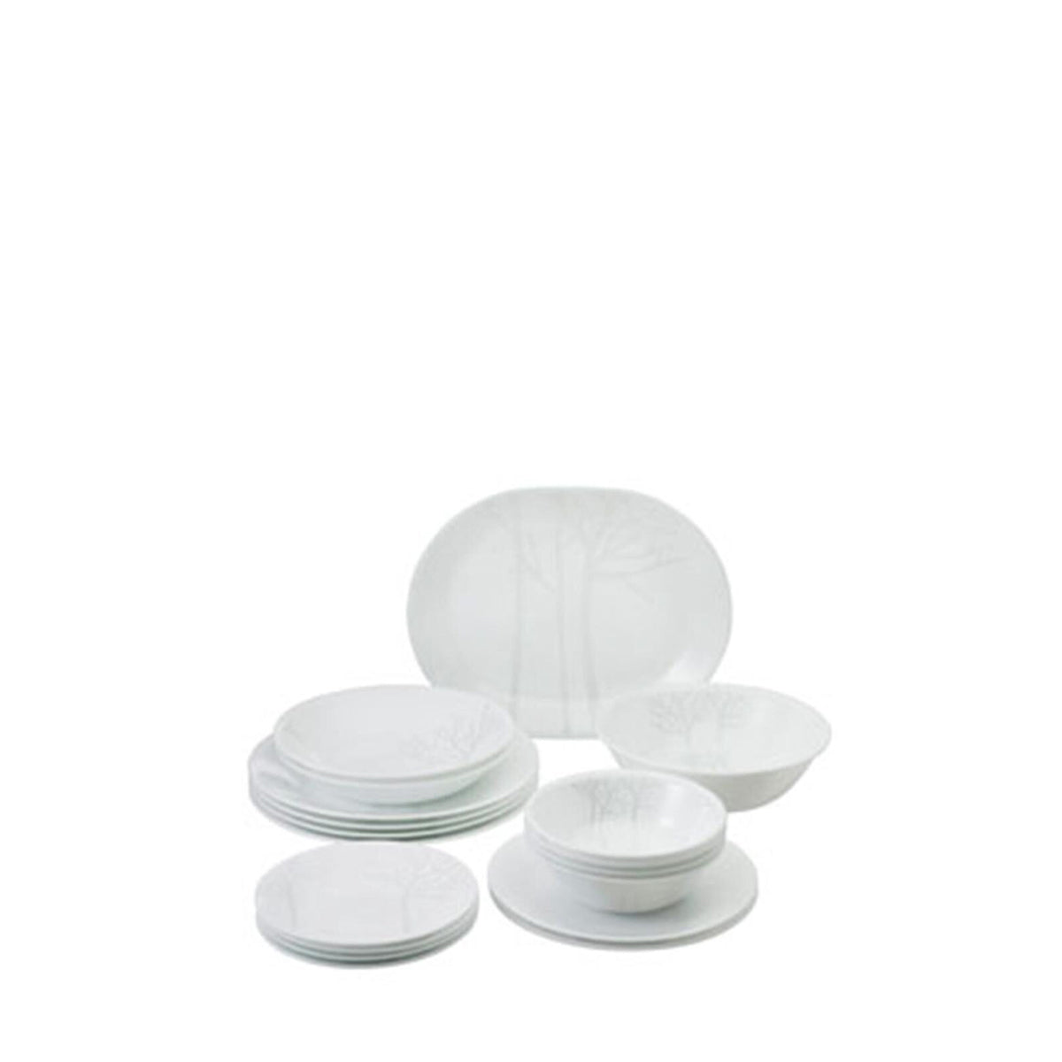 Corelle 18pc Dinner Set Frost