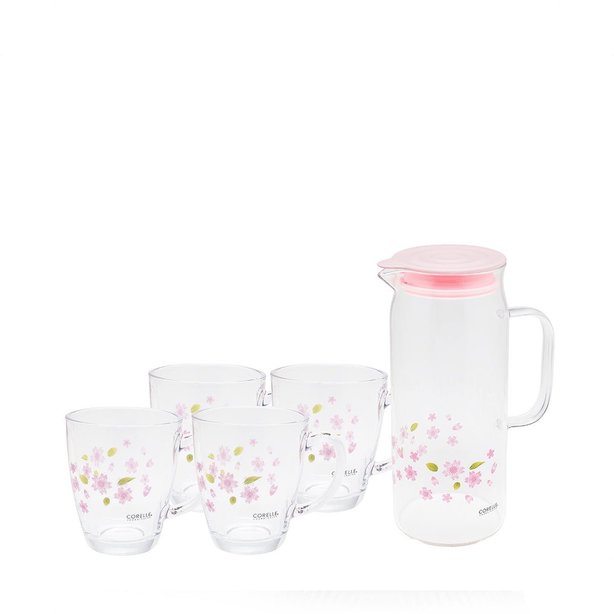 Corelle Coordinates 5pc Carafe & Mug Set (5MG - SR - SG) - Metro Singapore Departmental Store - Celebrating 69 Years in SG