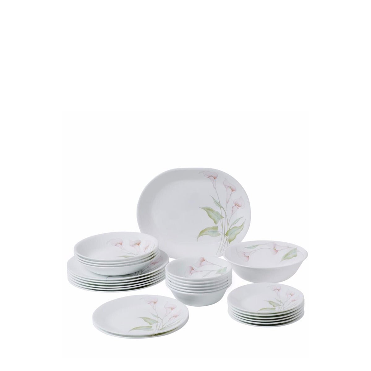 Corelle Dinner Set 26pc Set Lilyville - Metro Singapore Departmental Store - Celebrating 69 Years in SG