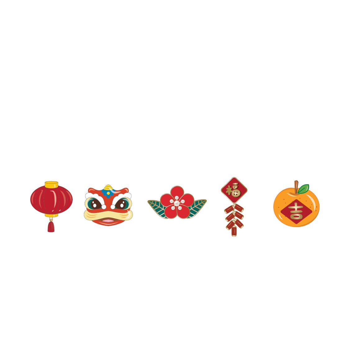 Crocs CNY Red Dragon 5 Pack - Metro Singapore Departmental Store - Celebrating 69 Years in SG