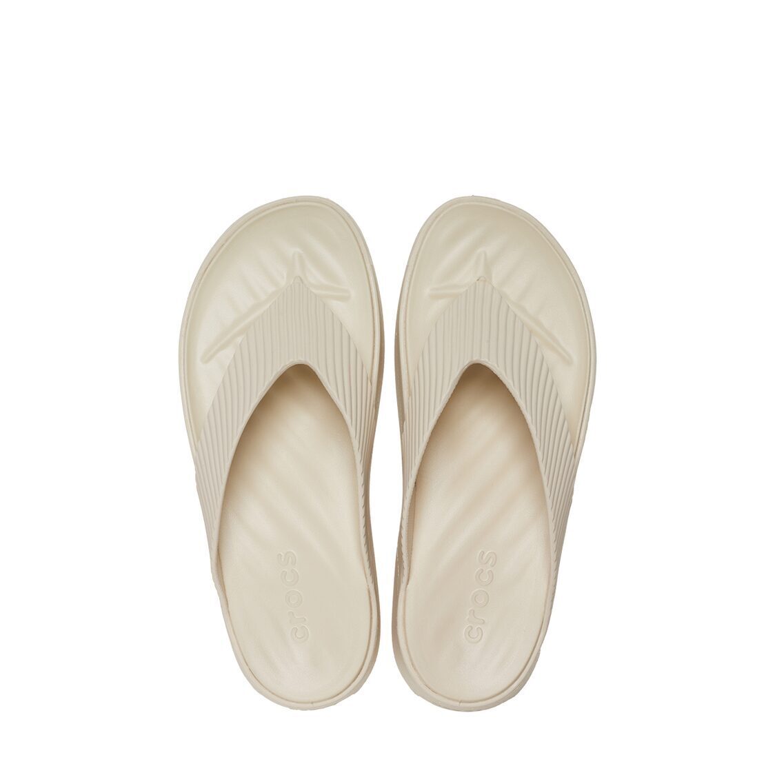 Crocs Getaway Groove Platform Flip - Sandstone - Metro Singapore Departmental Store - Celebrating 69 Years in SG