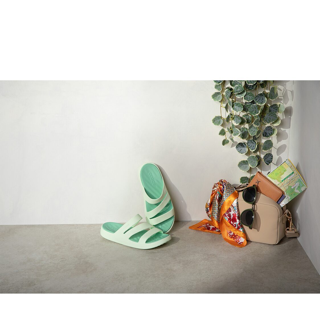 Crocs Getaway Strappy - Jade Tint - Metro Singapore Departmental Store - Celebrating 69 Years in SG