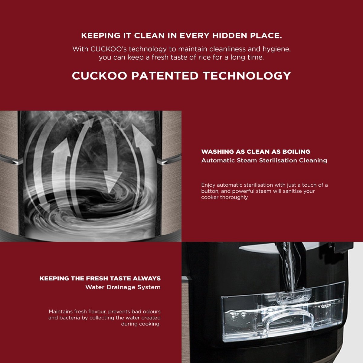 Cuckoo JHT10 Twin Pressure Multi - cooker (CRP - JHT1012F) - Metro Singapore Departmental Store - Celebrating 69 Years in SG