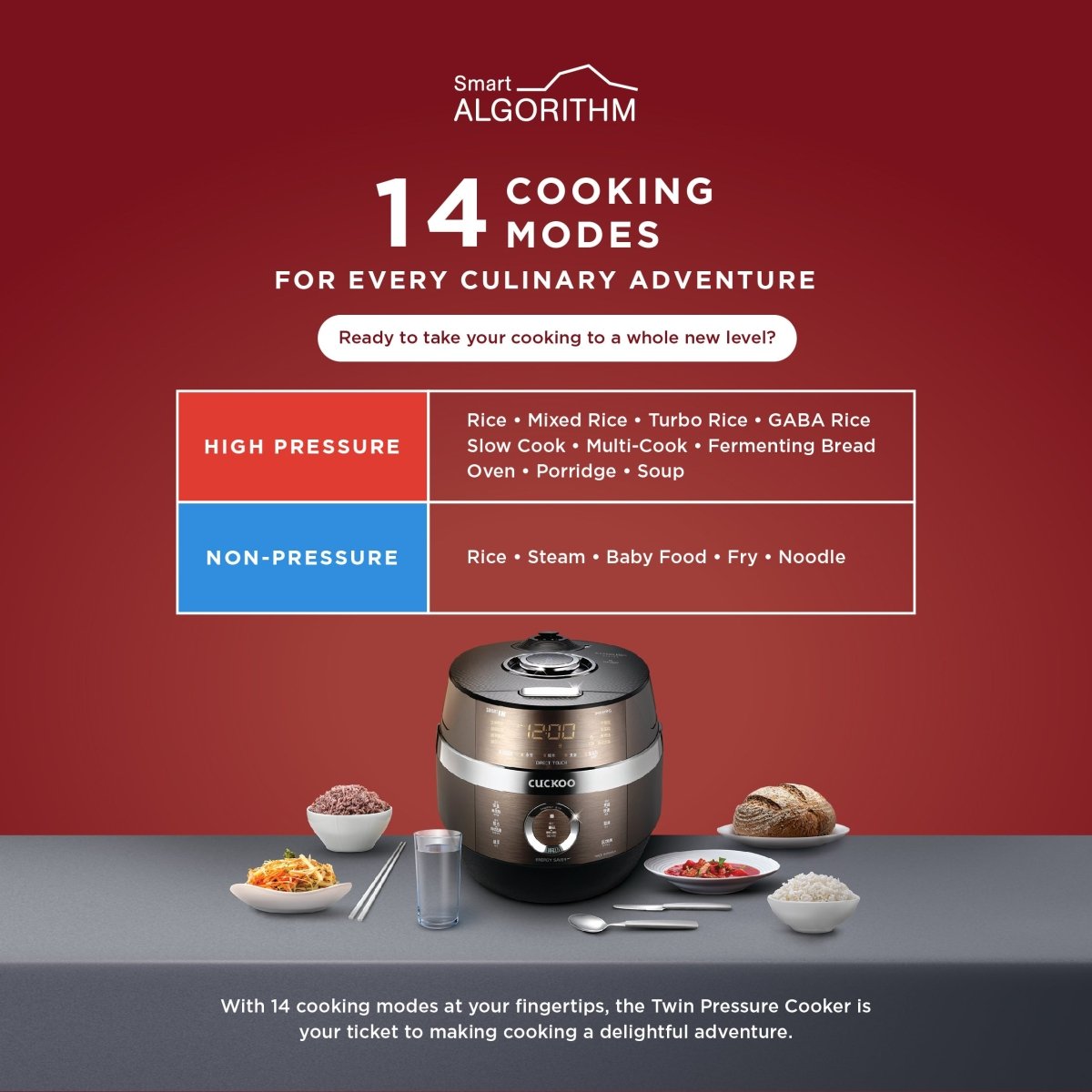Cuckoo JHT10 Twin Pressure Multi - cooker (CRP - JHT1012F) - Metro Singapore Departmental Store - Celebrating 69 Years in SG