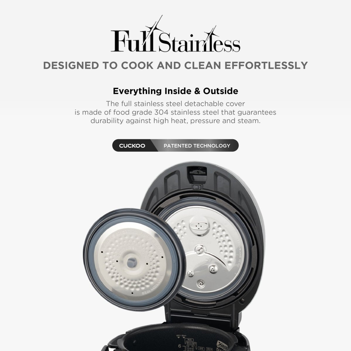 Cuckoo P10 Pressure Multi - cooker (CRP - P1012F) - Metro Singapore Departmental Store - Celebrating 69 Years in SG