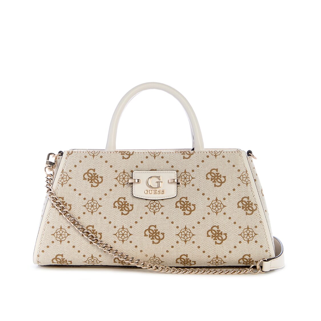 NEDA GIRLFRIEND SATCHEL,OFF WHITE LOGO