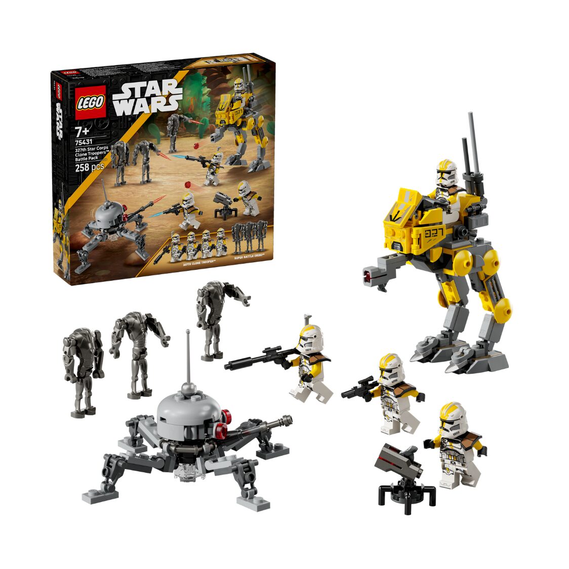 Lego 327th Star Corps Clone Troopers™ Battle 75431