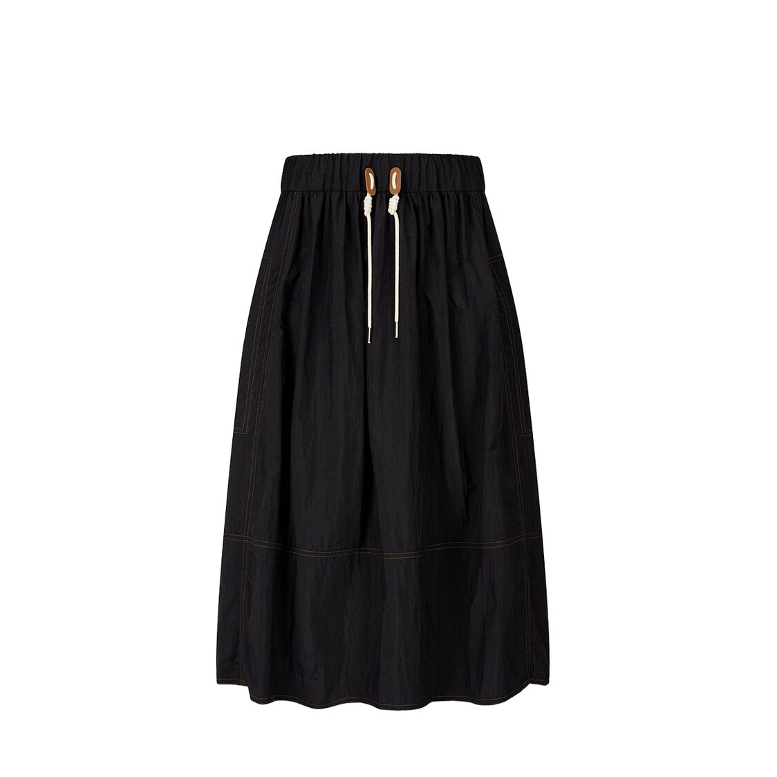 Studio Tomboy Banding A-Line Skirt Black