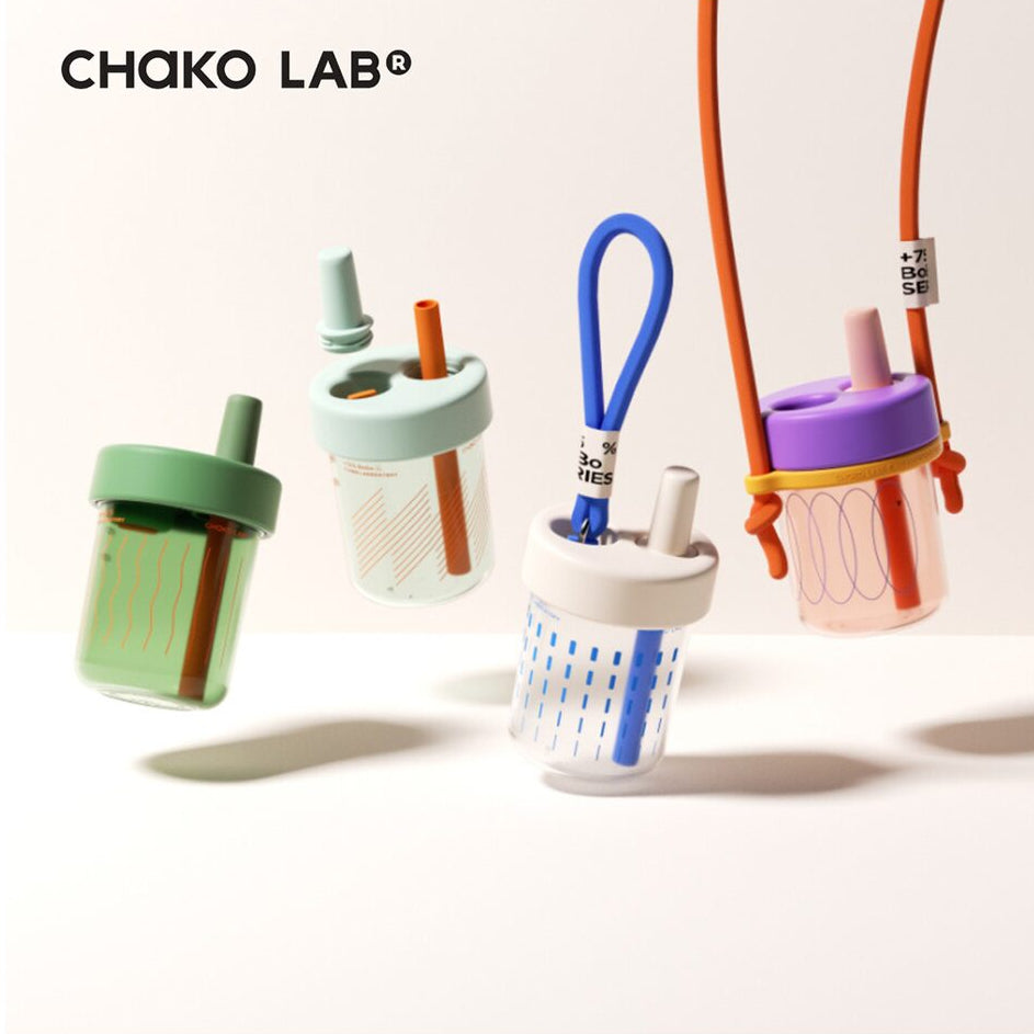 Chako Lab 450ml Bobo Straw Cup Round