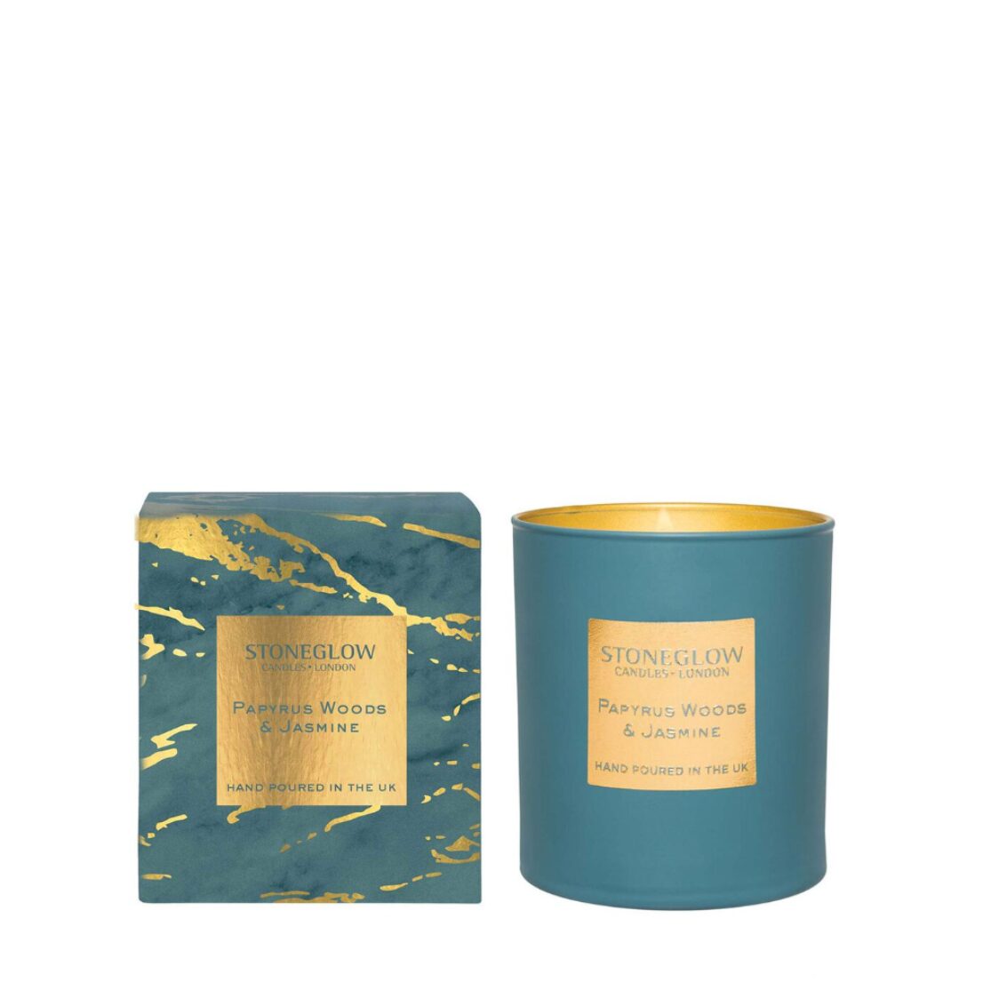 Stoneglow Papyrus Woods & Jasmine Candle 220g