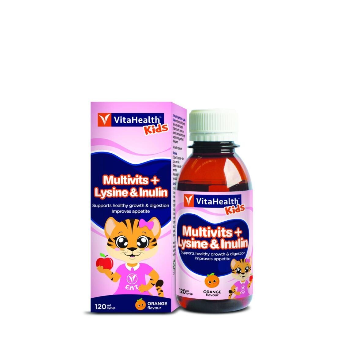 VitaHealth Kids Multivits + Lysine & Inulin 120ml MAHS2000149