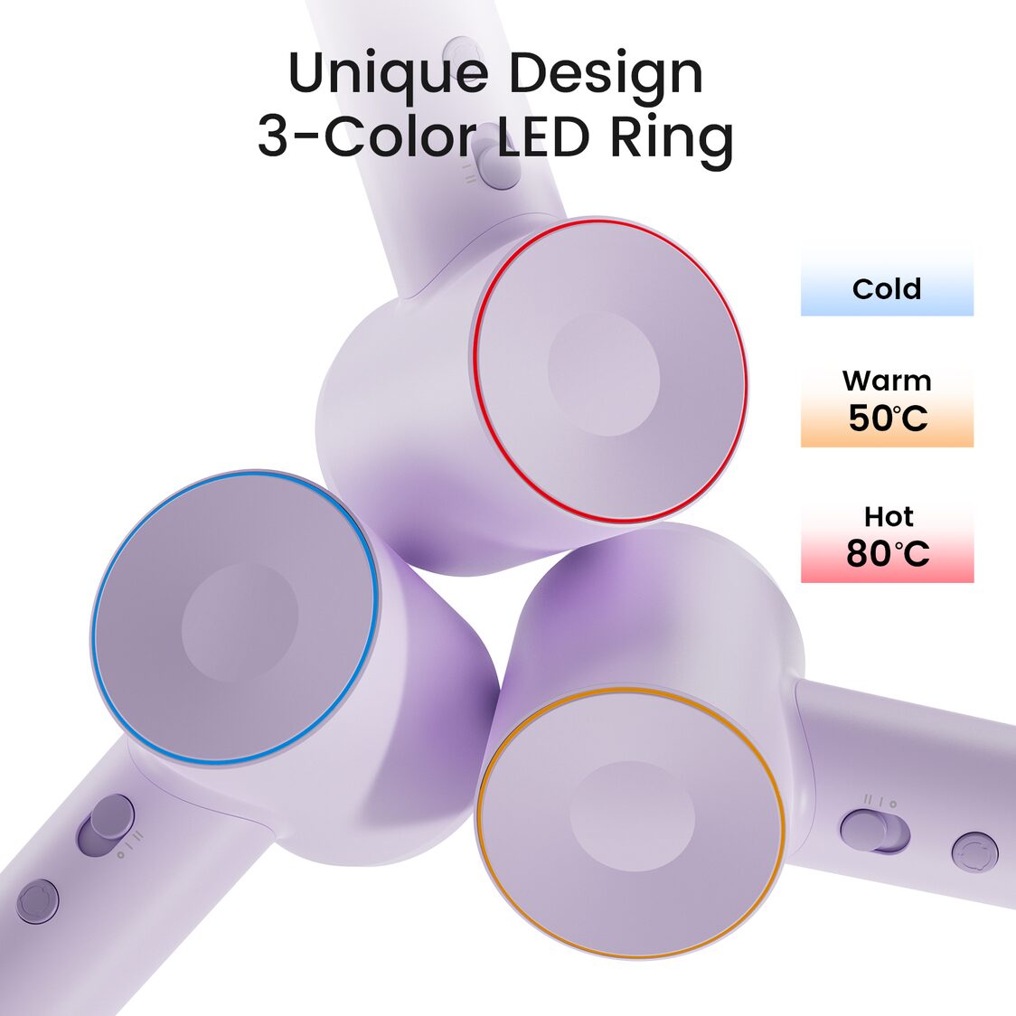 Laifen SE High-speed Hair Dryer Negative Ionic Fast Drying Low Noise Thermo-Control Long Lasting - Blue