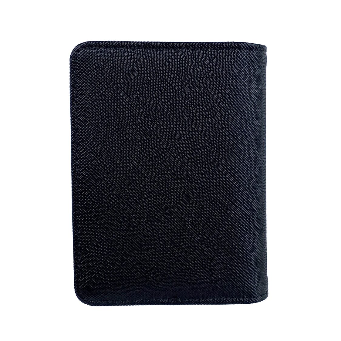 Mel&Co Saffiano Leatherette Bifold Card Holder