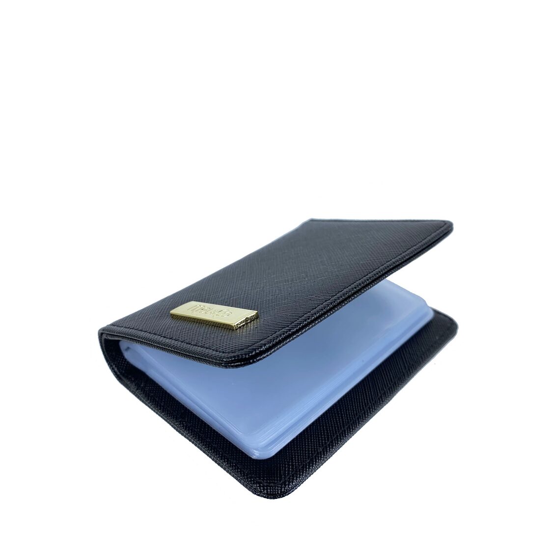 Mel&Co Saffiano Leatherette Bifold Card Holder