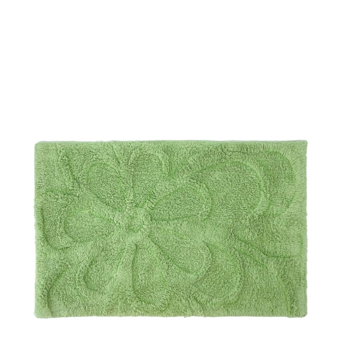 Suzanne Sobelle Bloomsbury Daisy 100% Super Soft Cotton Tufted Mat - Lush Green
