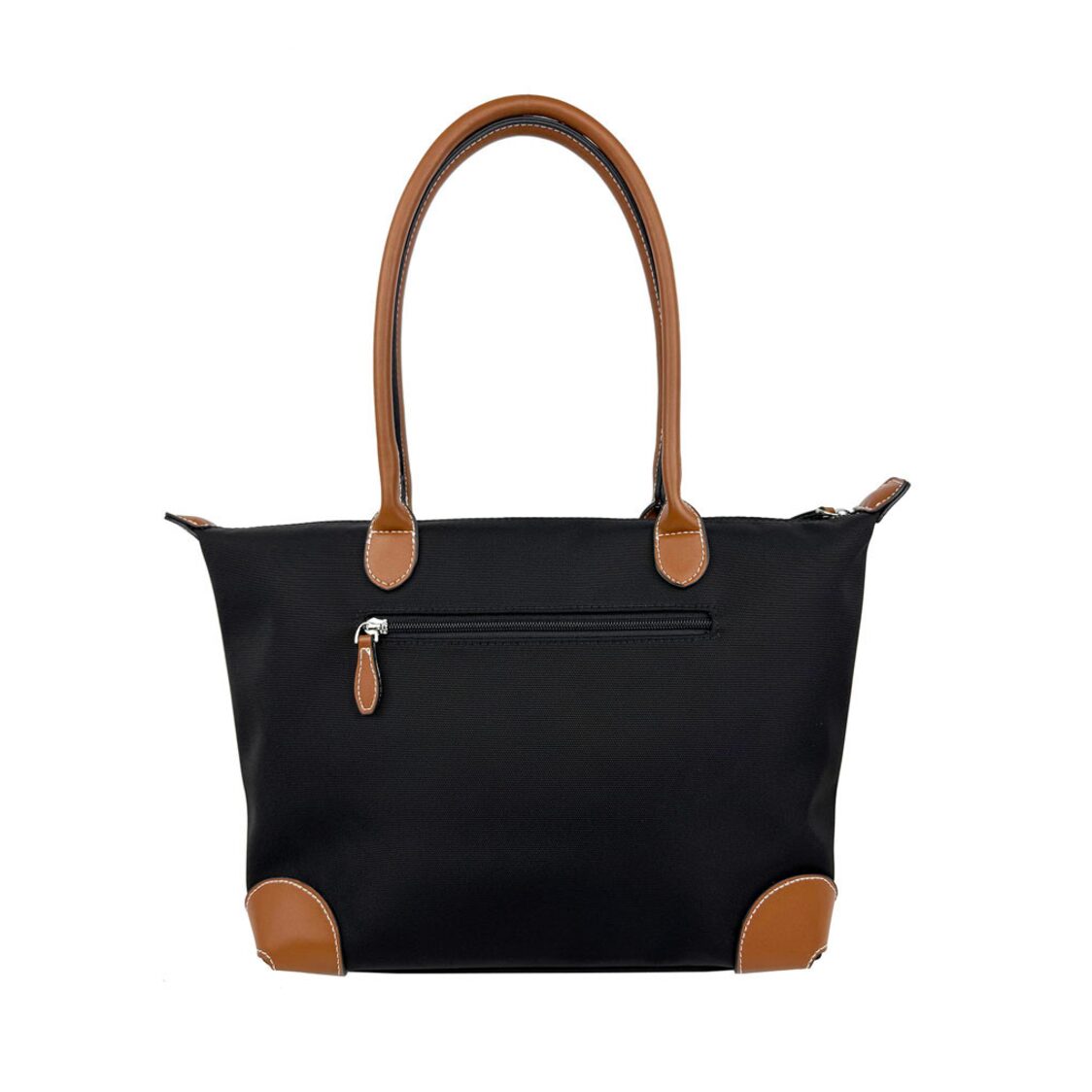 Mel&Co Nylon Canvas Tote With Zipper