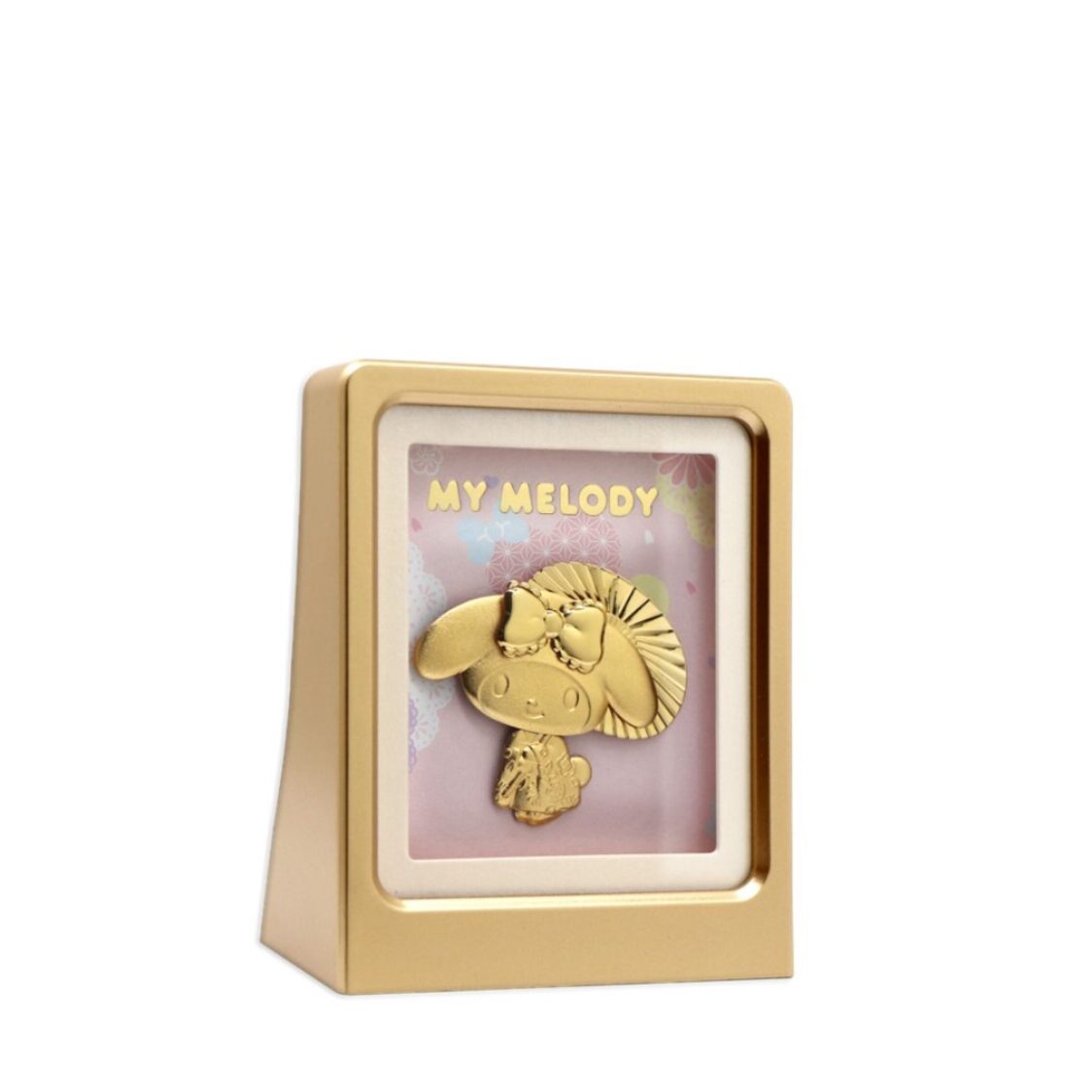The Singapore Mint My Melody Showa Collection 24K Gold Foil in Frame