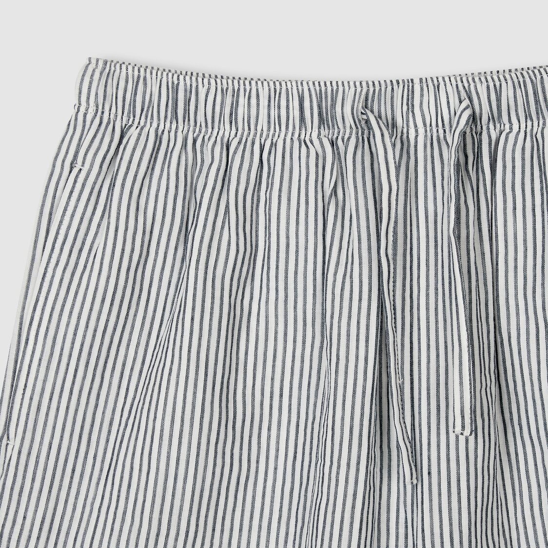 Jaju Women Summer Double Cotton Pajama Set Light Navy