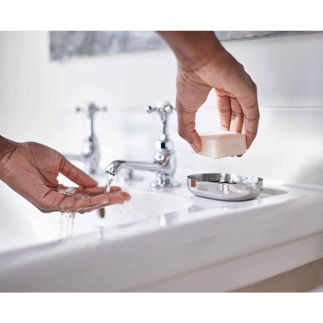 Joseph Joseph EasyStore Luxe Soap Dish (Steel) - 70579