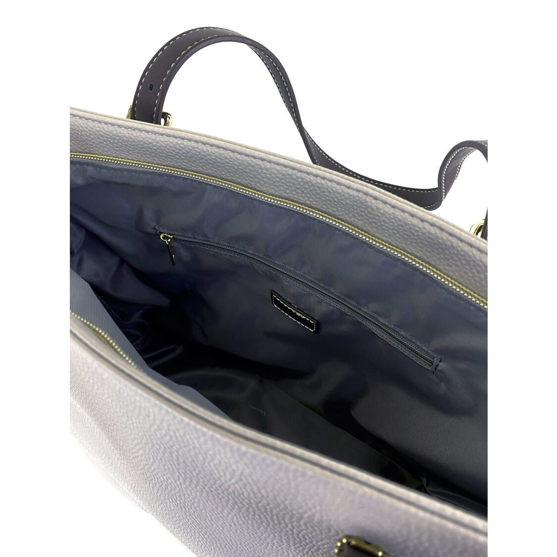 Mel&Co Pebbled Faux Leather Tote