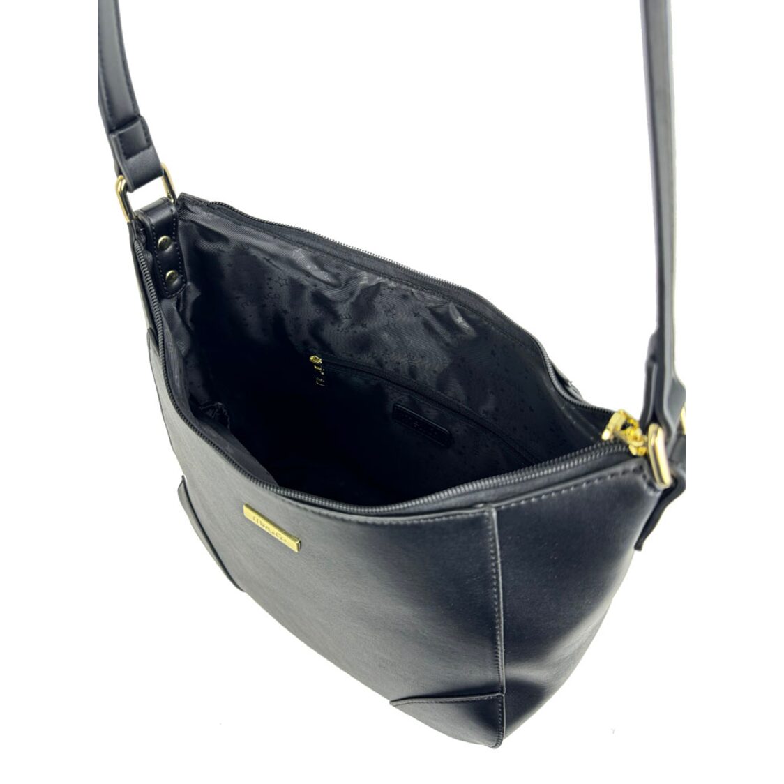 Mel&Co Faux Leather Lightweight Shoulder Bag