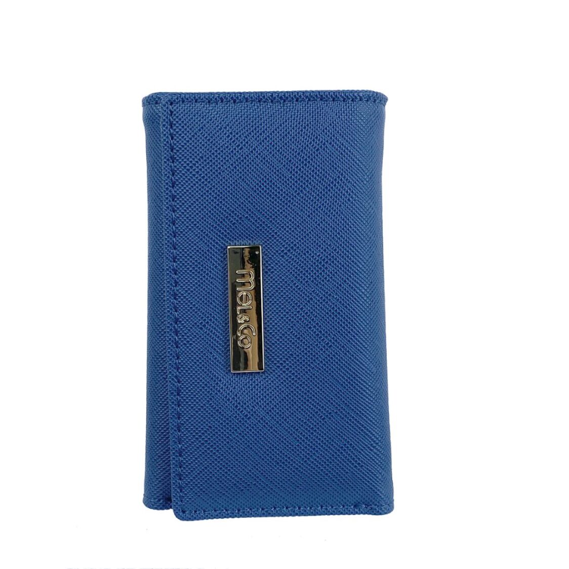 Mel&Co Saffiano Leatherette Basic Key Pouch