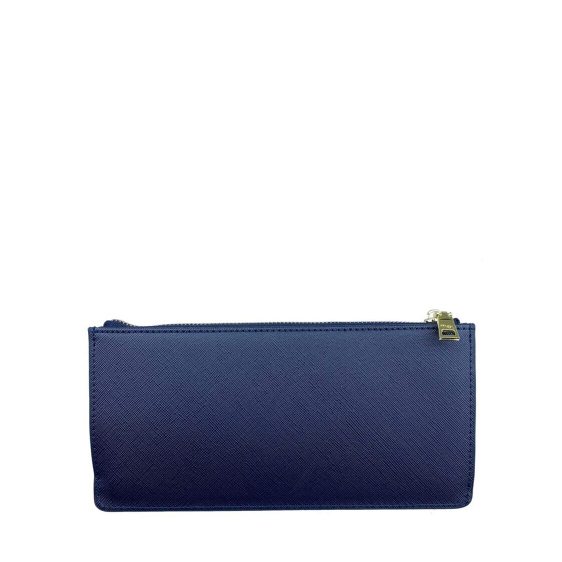 Mel&Co Saffiano-Effect Slim Long Wallet