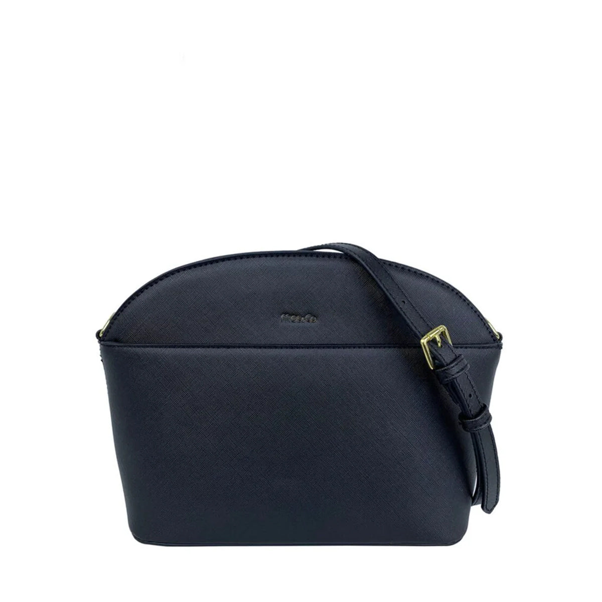 Mel&Co Saffiano-Effect Dome Sling Bag