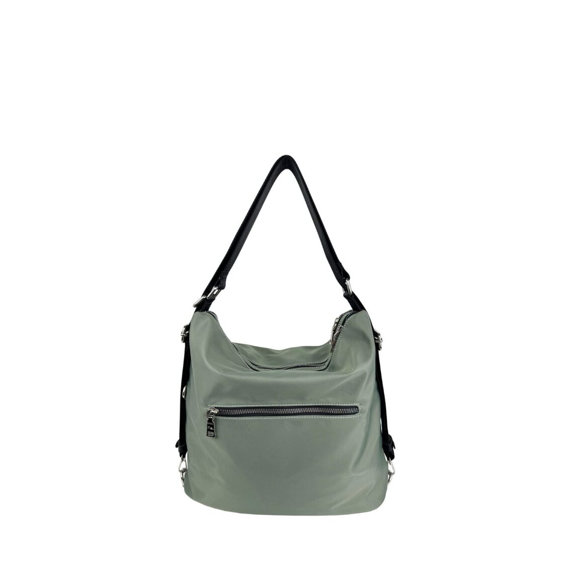 Mel&Co Nylon Two-Way Convertible Shoulder Backpack