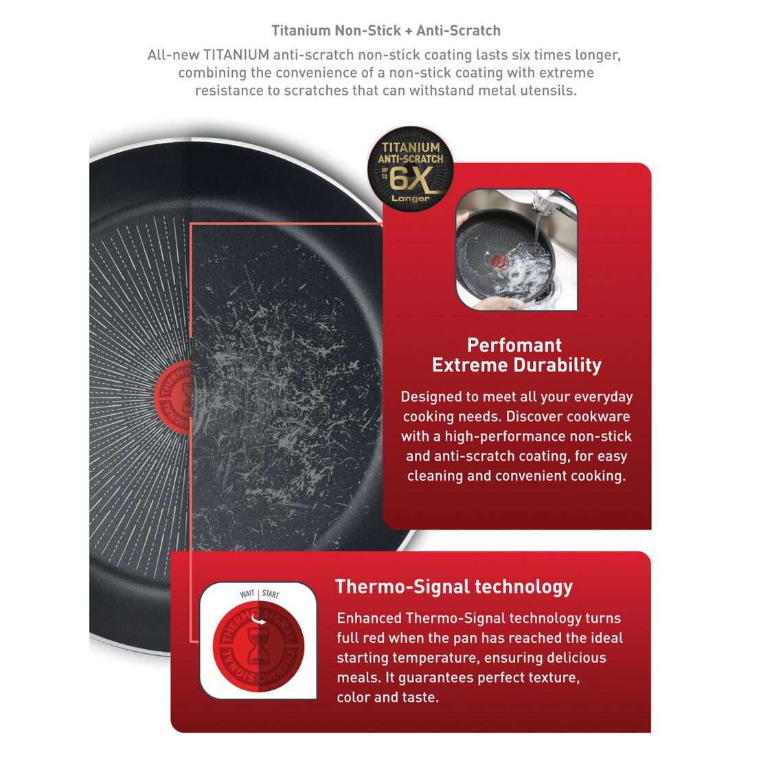 Tefal Ingenio G6 Unlimited Black 4pcs Cookware Set (L76391)