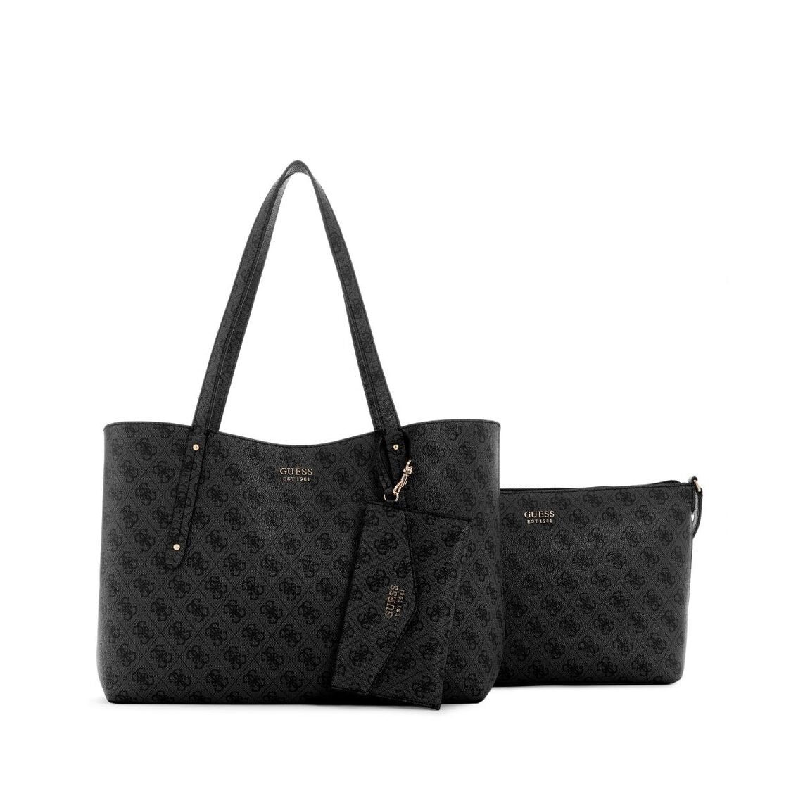 Guess Brenton Tote - Coal Logo