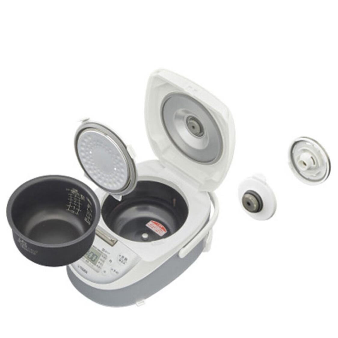 TIGER 3 Cups Induction Heart Rice Cooker 0.54L - Satin Black (JPF-A55S K)