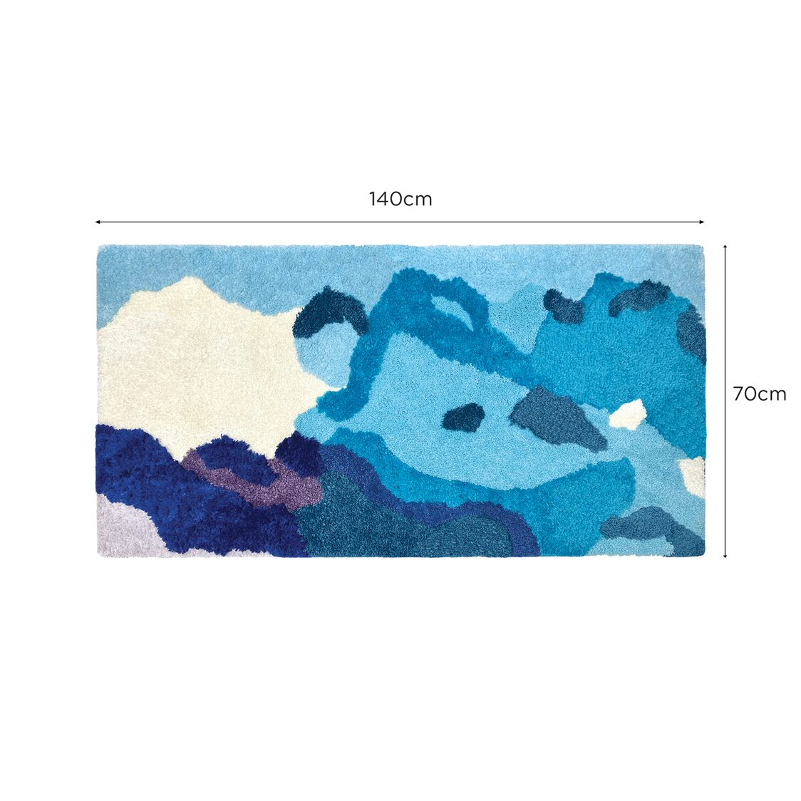 Charles Millen Signature Collection Tapestry 100% Microfibre Anti-Slip Mat – Gauss