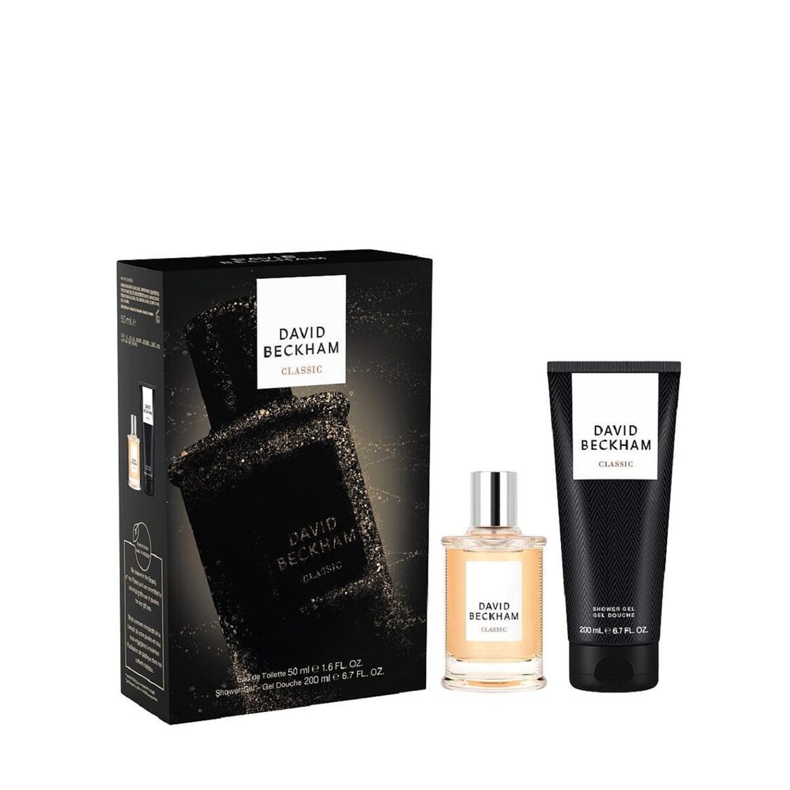 David Beckham Classic Reno Eau De Toilette 50ml & Shower Gel 200ml - Metro Singapore Departmental Store - Celebrating 69 Years in SG