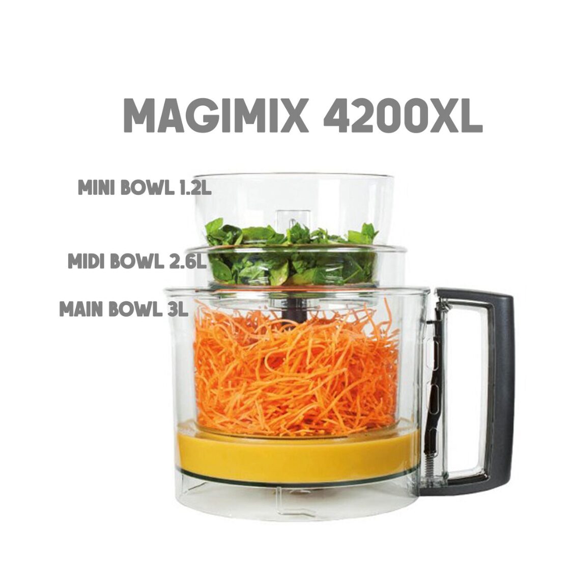 Magimix 4200XL Rouge Multifunction Food Processor MGMX021409