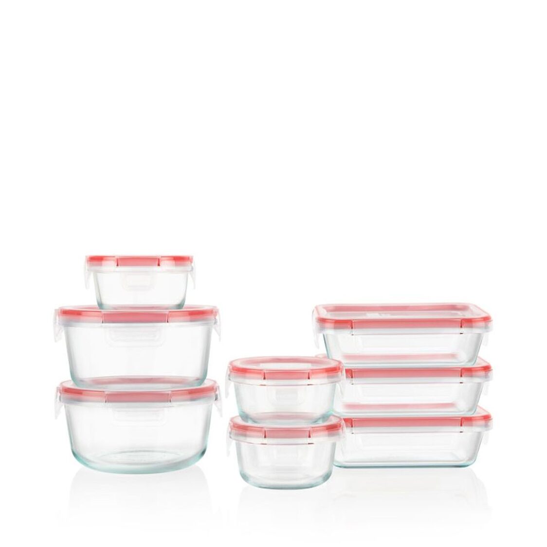 Pyrex Freshlock 16pc Glass Storage Set