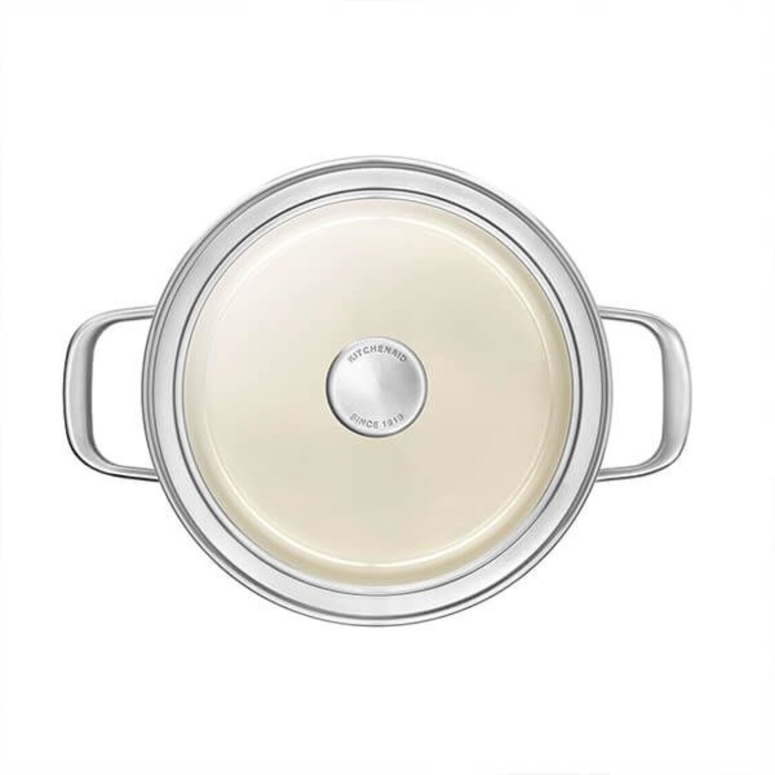 Kitchenaid Enamel Red 24cm Casserole + 18cm Saucepan GPKA668602/668480