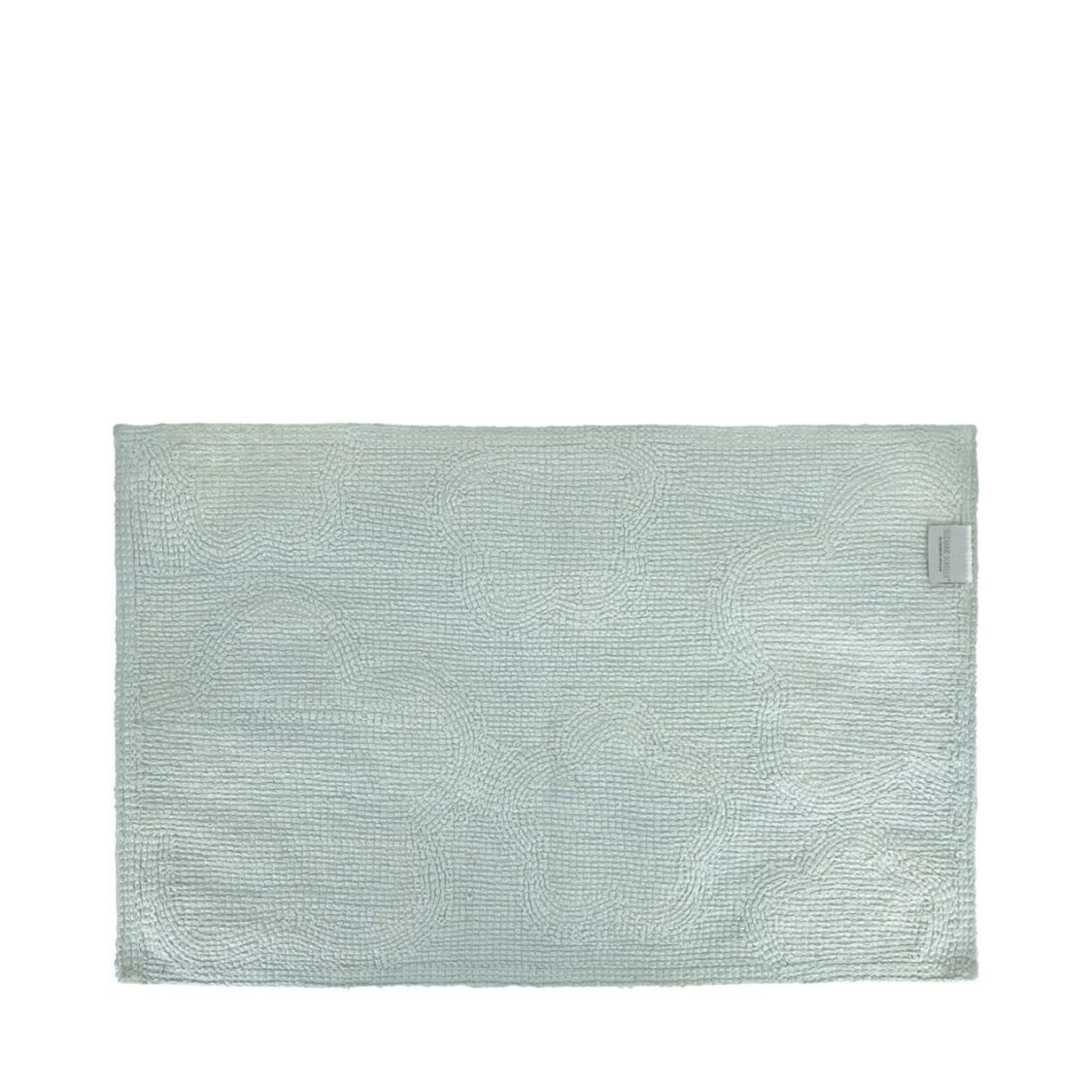 Suzanne Sobelle Bloomsbury Cherry Blossom 100% Super Soft Cotton Tufted Mat - Cool Blue