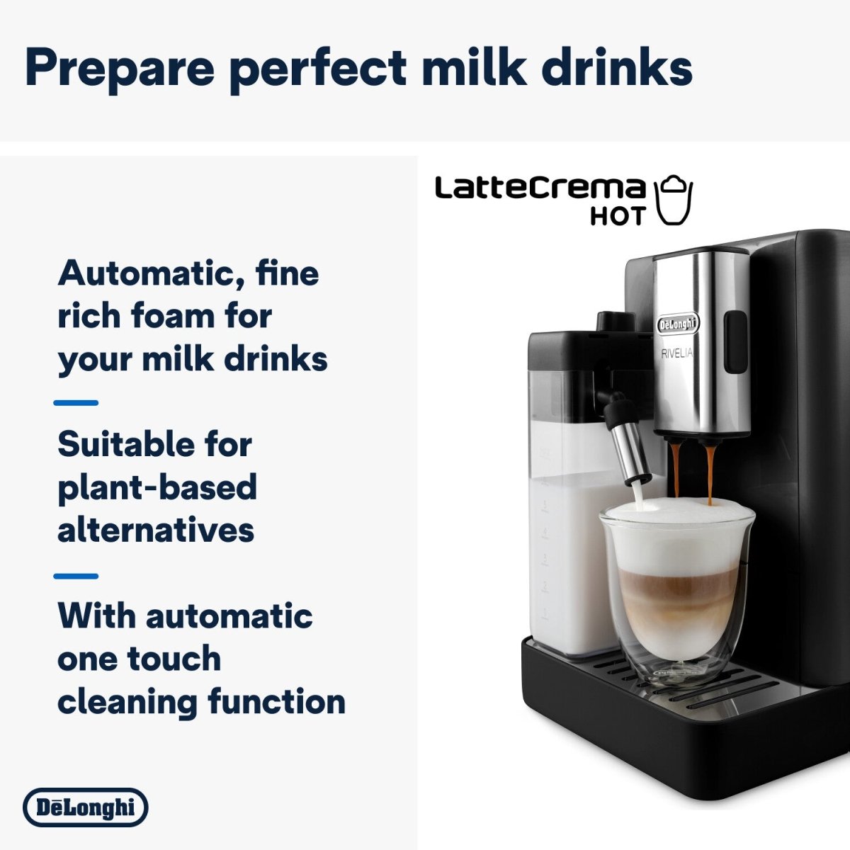 Delonghi Coffee Machine Fully - Auto Rivelia - Metro Singapore Departmental Store - Celebrating 69 Years in SG