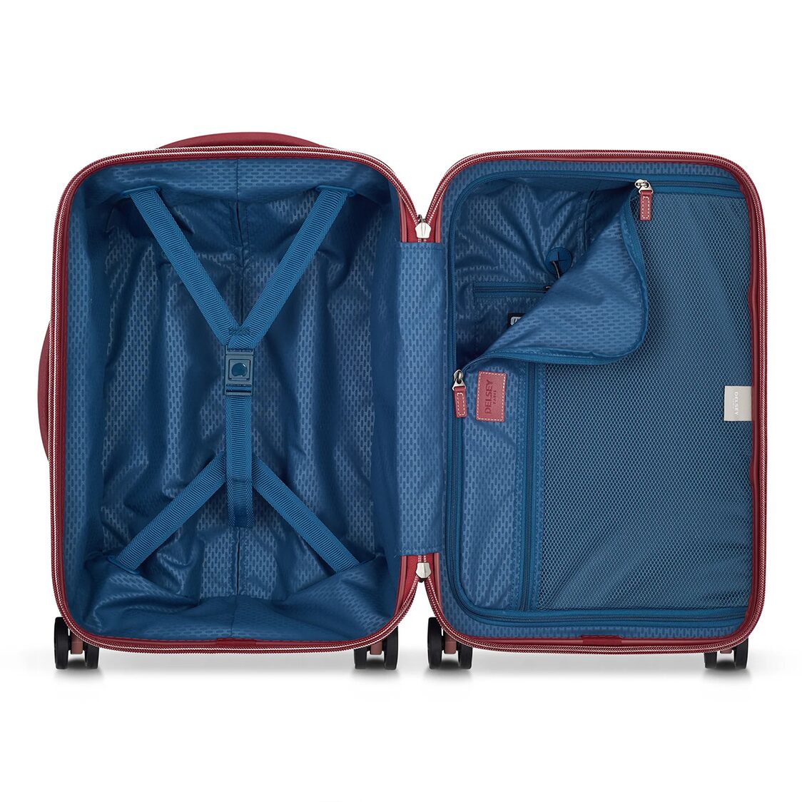 Delsey Paris Chatelet Air 2.0 4 - Double Wheels Cabin Trolley Luggage Case with Zip Securitech 2 - Pink - Metro Singapore Departmental Store - Celebrating 69 Years in SG