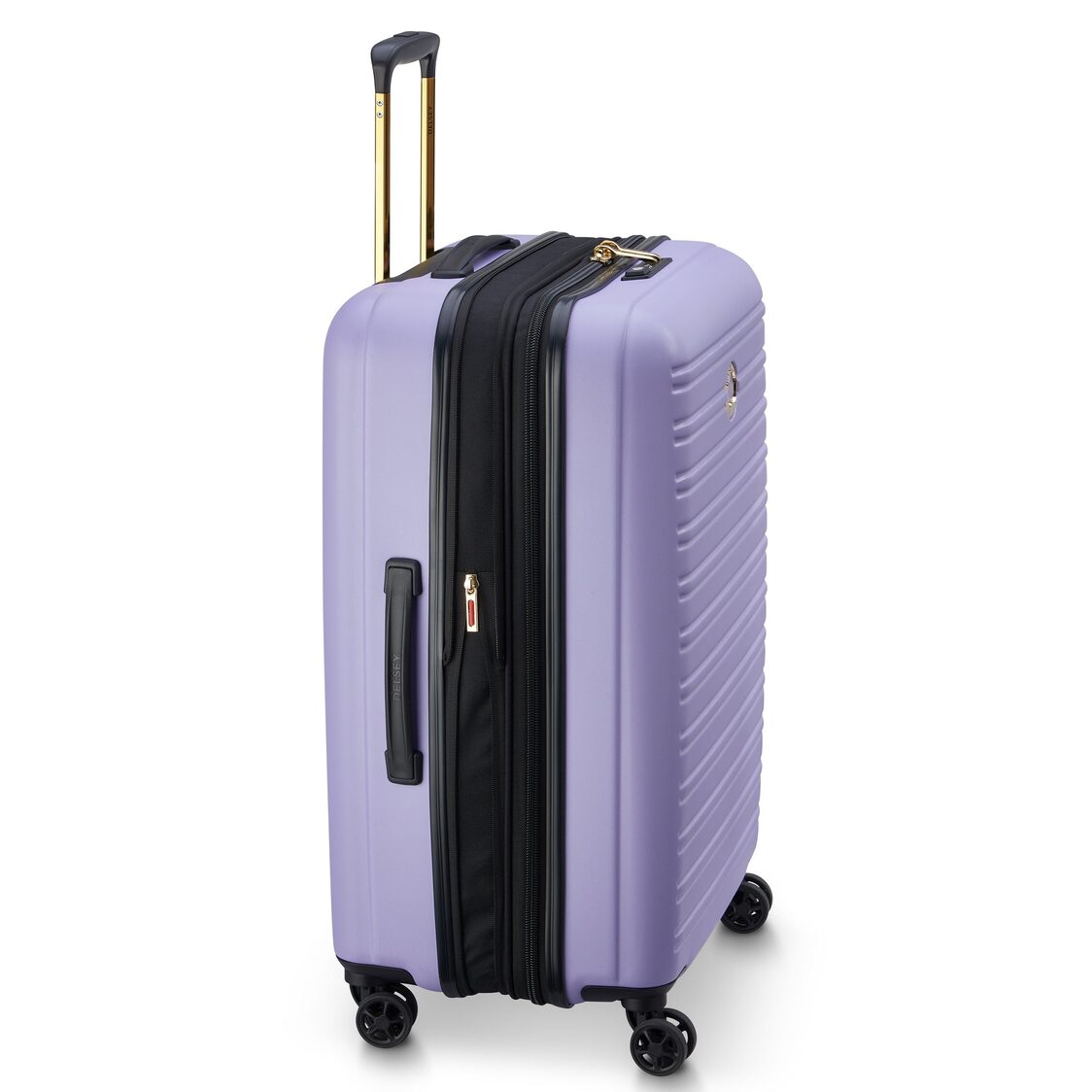 Delsey Paris Segur 2.0 4 Double Wheels Expandable Trolley Luggage Case - Lavender - Metro Singapore Departmental Store - Celebrating 69 Years in SG