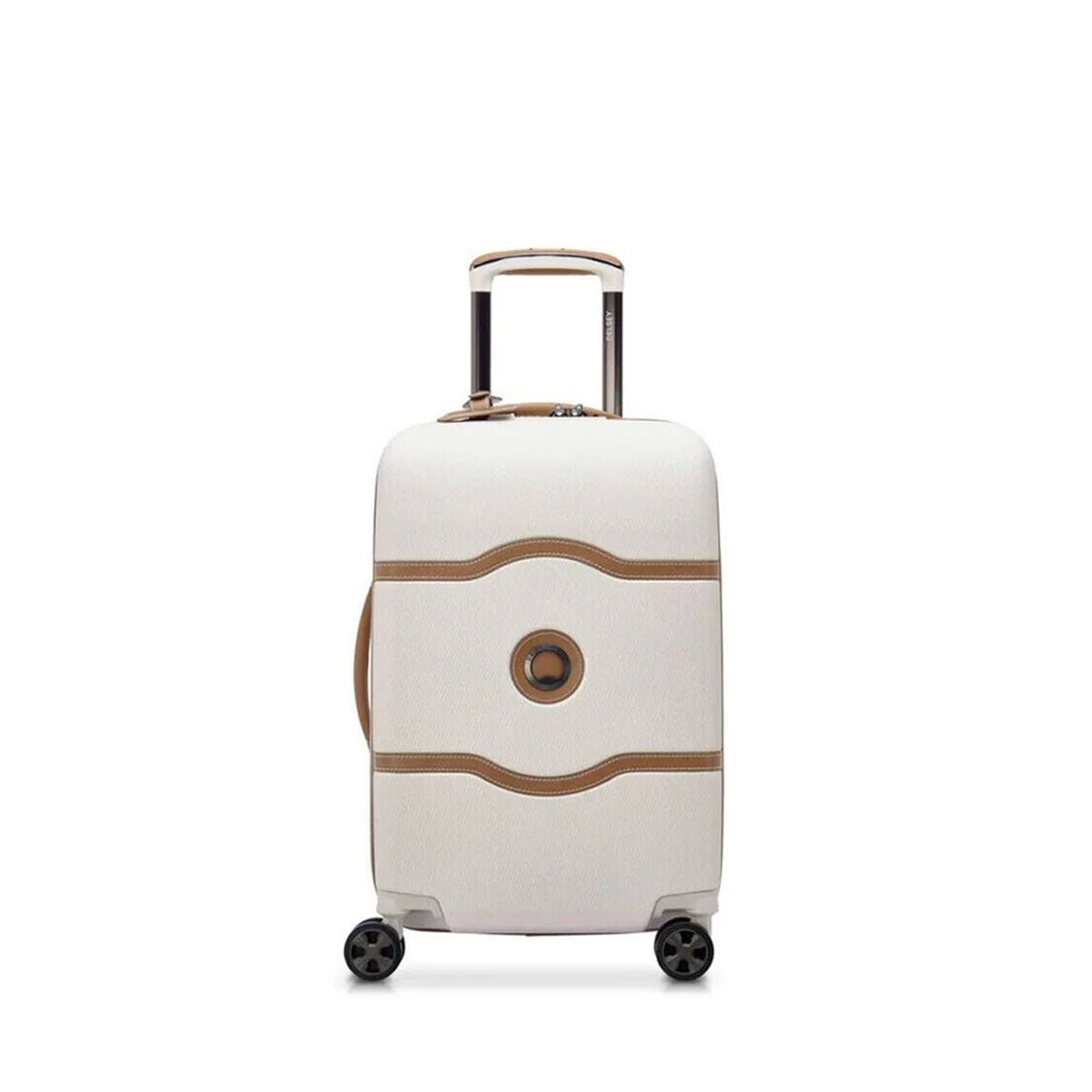 Delsey Paris Chatelet Air 2.0 4-Double Wheels Cabin Trolley Luggage Case with Zip Securitech 2 - Angora