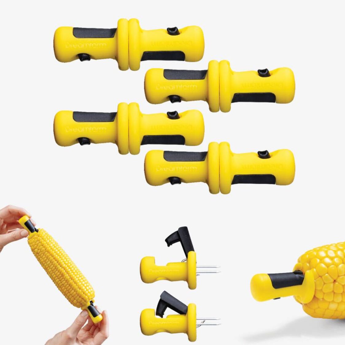 Dreamfarm PP Corn Holder L8.2cm Lockorns DFLC6766 - Metro Singapore Departmental Store - Celebrating 69 Years in SG