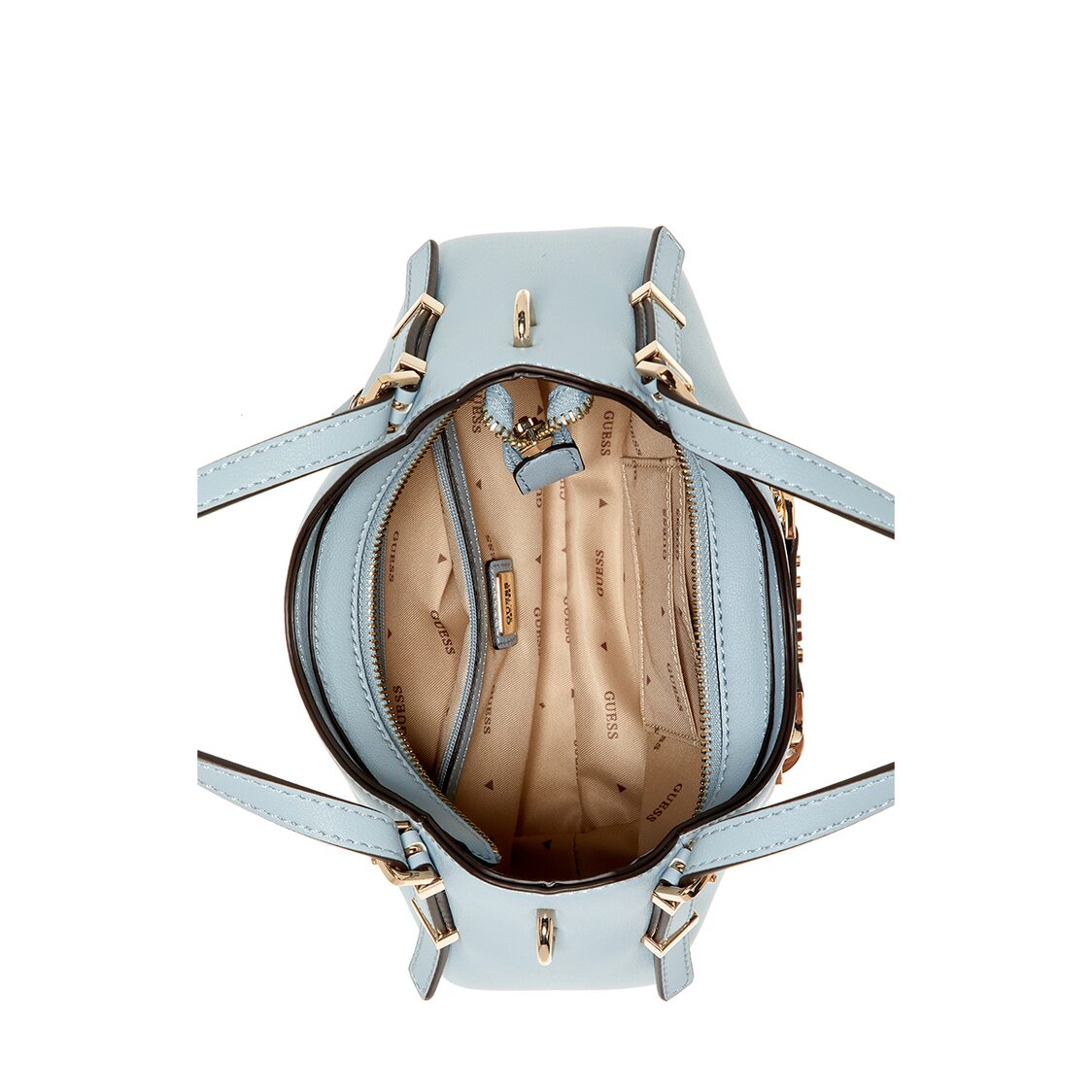 Guess Lefia Small Satchel - Misty Blue