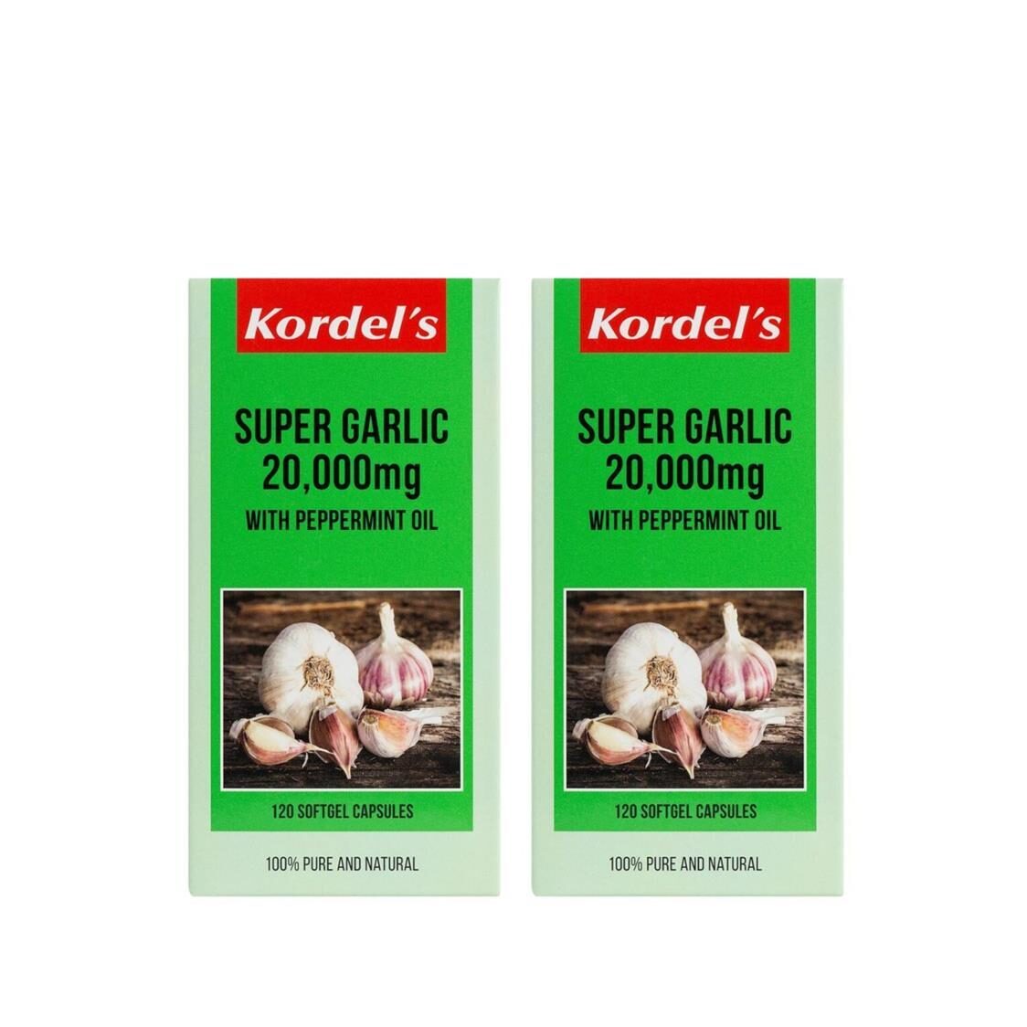 Kordel's Super Garlic 20000mg 120'sx2