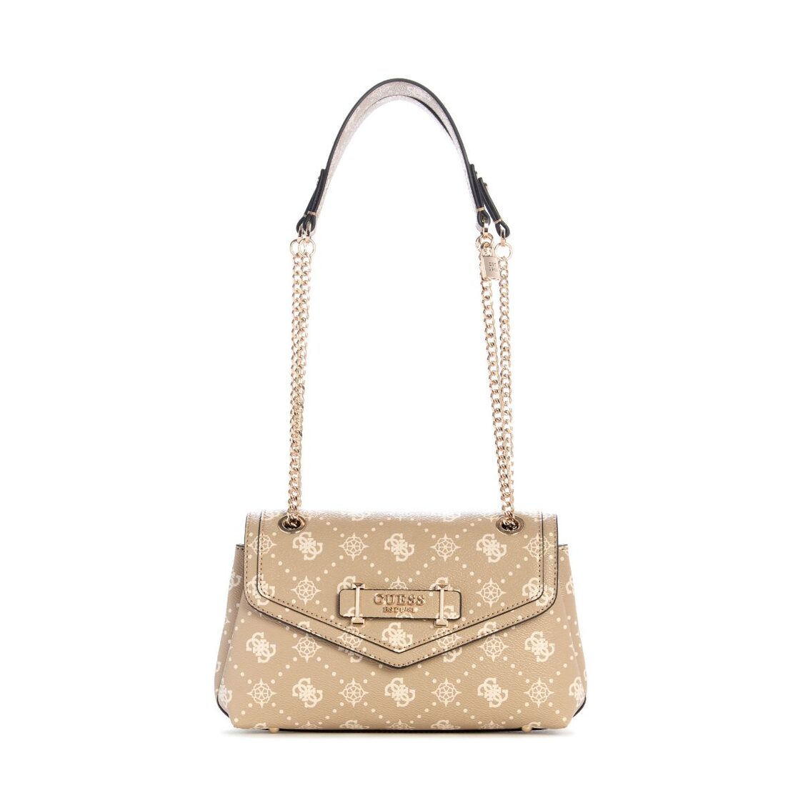 Guess Silia Convertible Crossbody Flap - Biscotti Logo