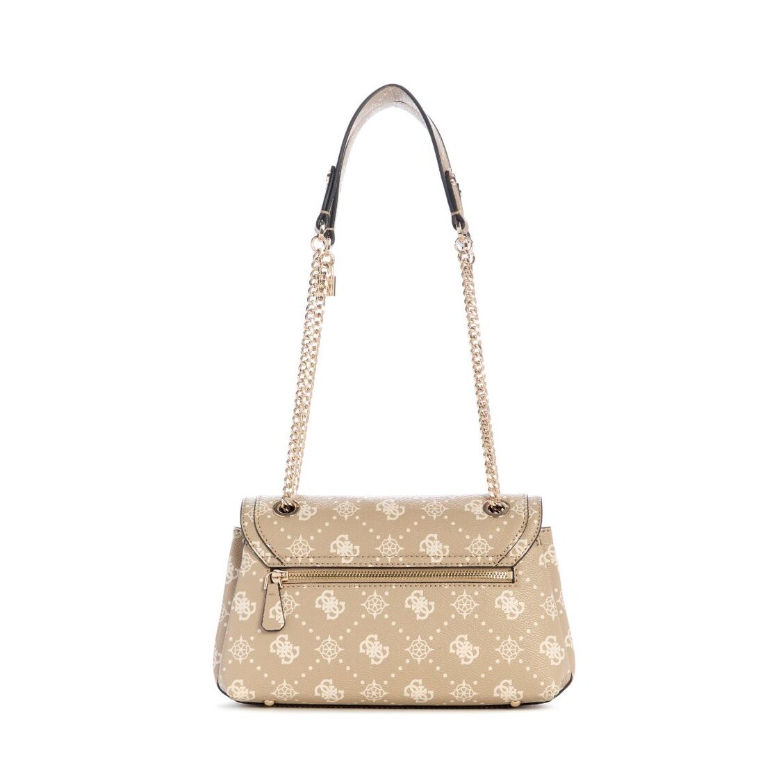 Guess Silia Convertible Crossbody Flap - Biscotti Logo